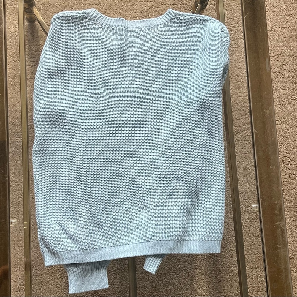 Chelsea & Violet Light Blue Knit Sweater - Picture 6 of 7
